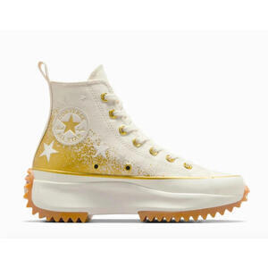 Converse Run Star Hike High Women's Size 6.5, Vintage White, A12900C